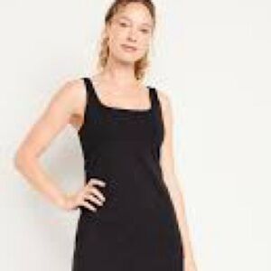 Maxwell Black Shift Tie Back Dress